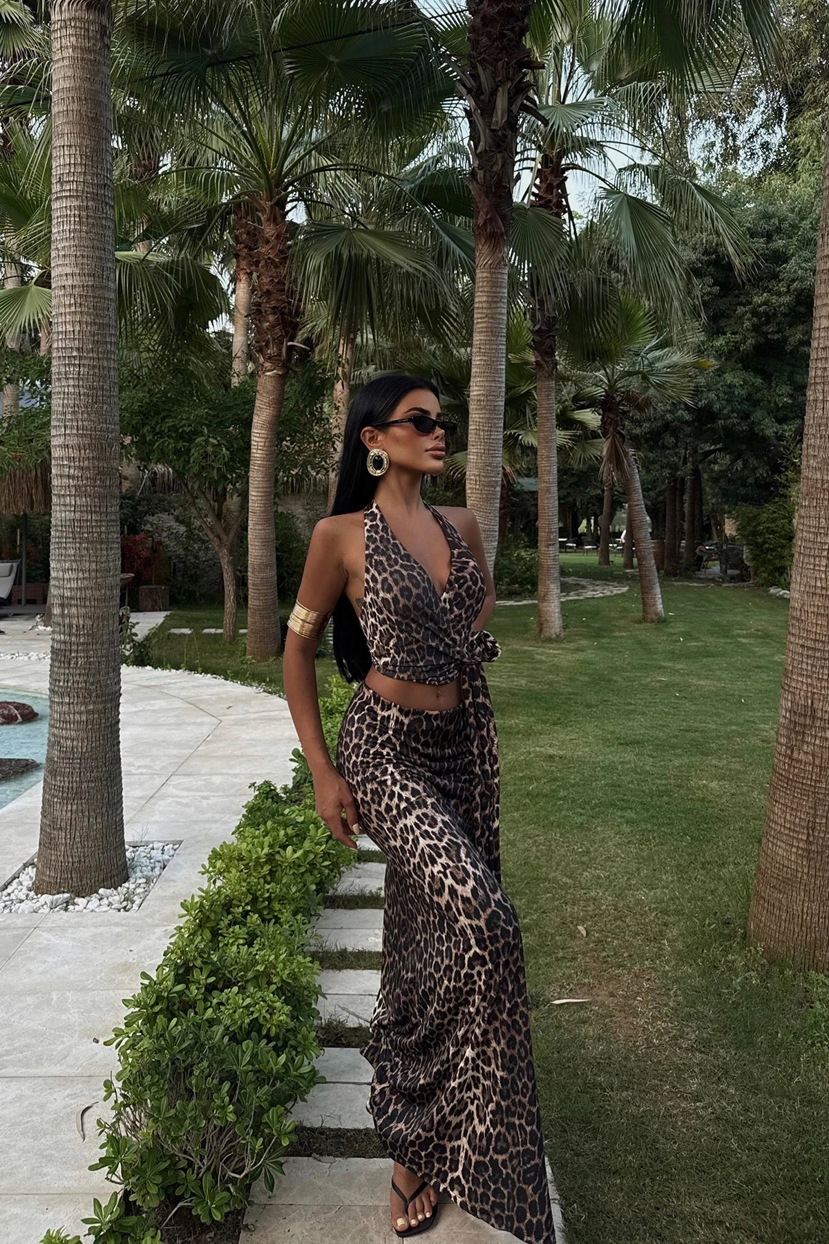 Elora Leopard Two-Piece