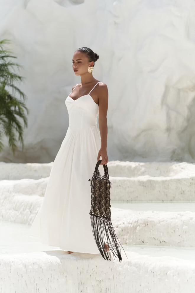 Sun Muse – Strappy Maxi Dress