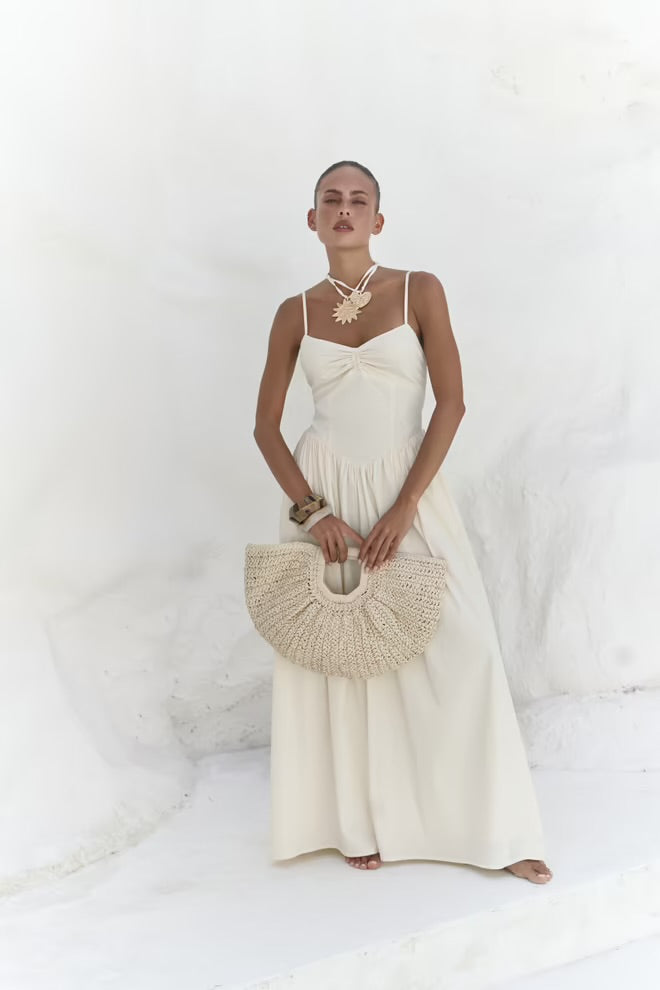 Sun Muse – Strappy Maxi Dress