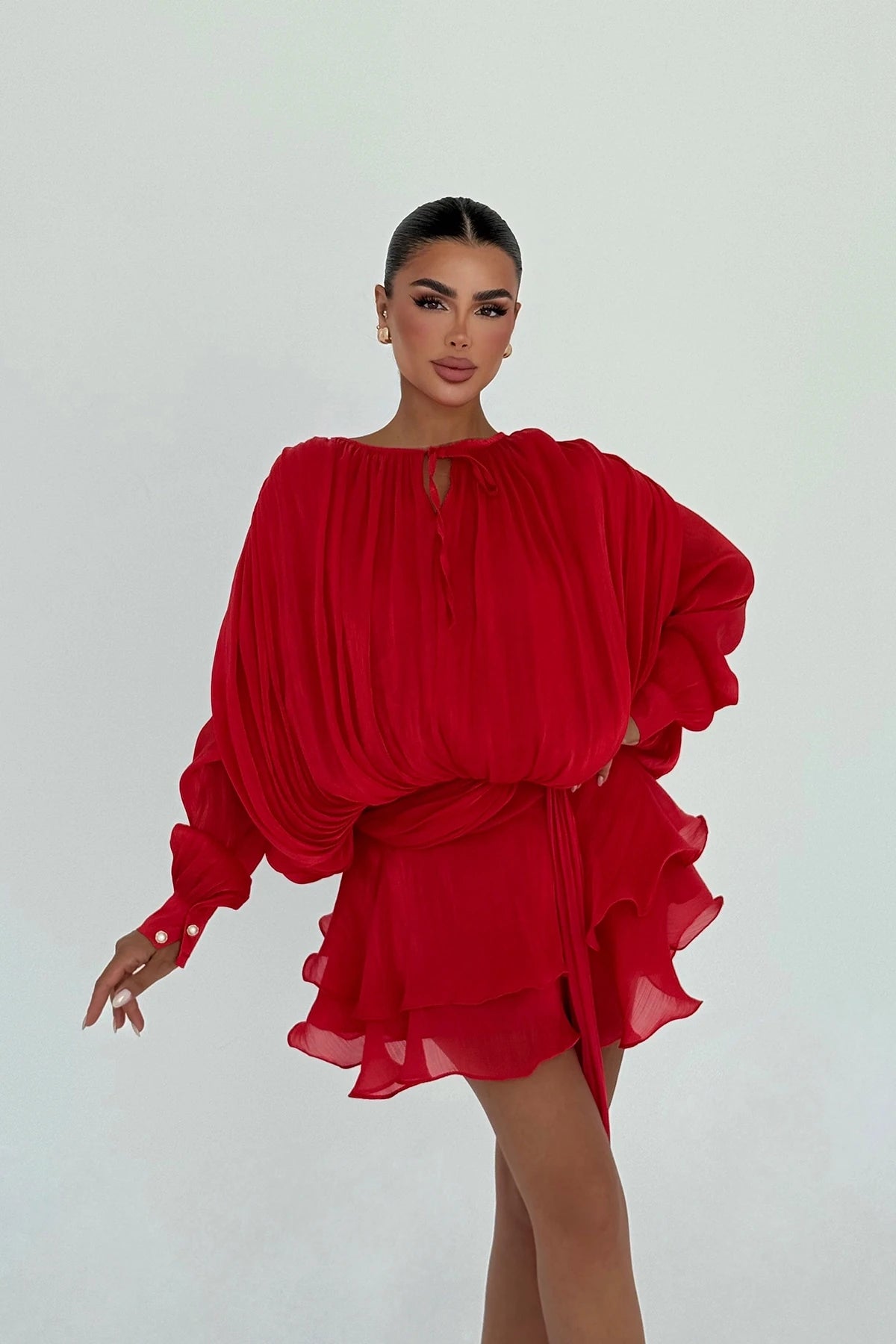 Salerno Ruffle Muse Dress