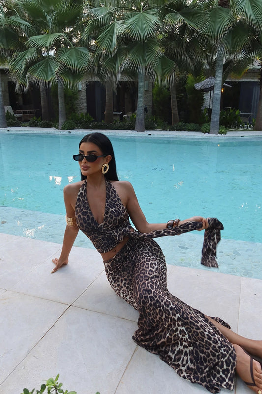 Elora Leopard Two-Piece
