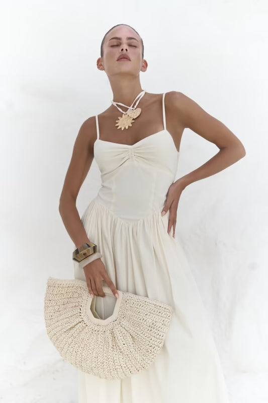 Sun Muse – Strappy Maxi Dress