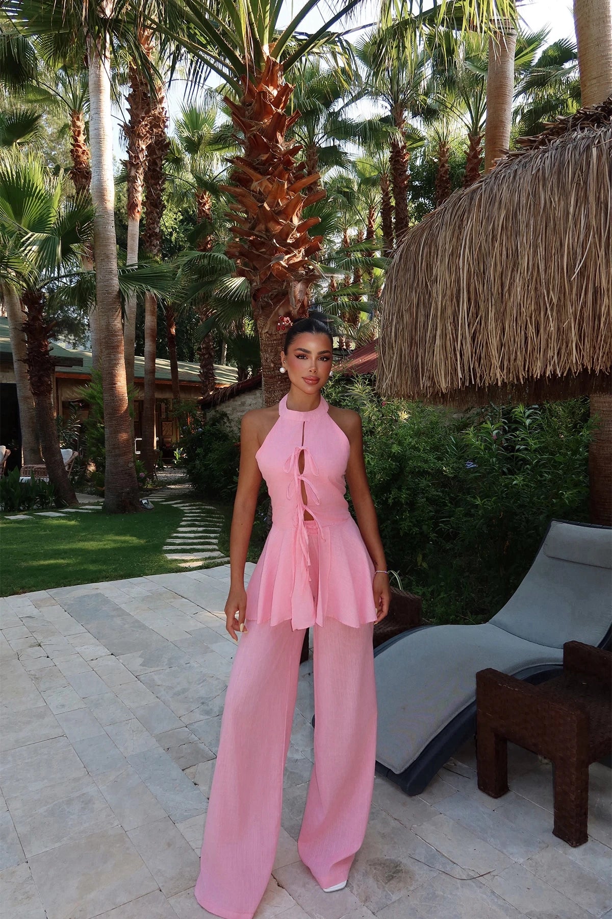 Blush Statement Set – Tailored Elegance in Pink